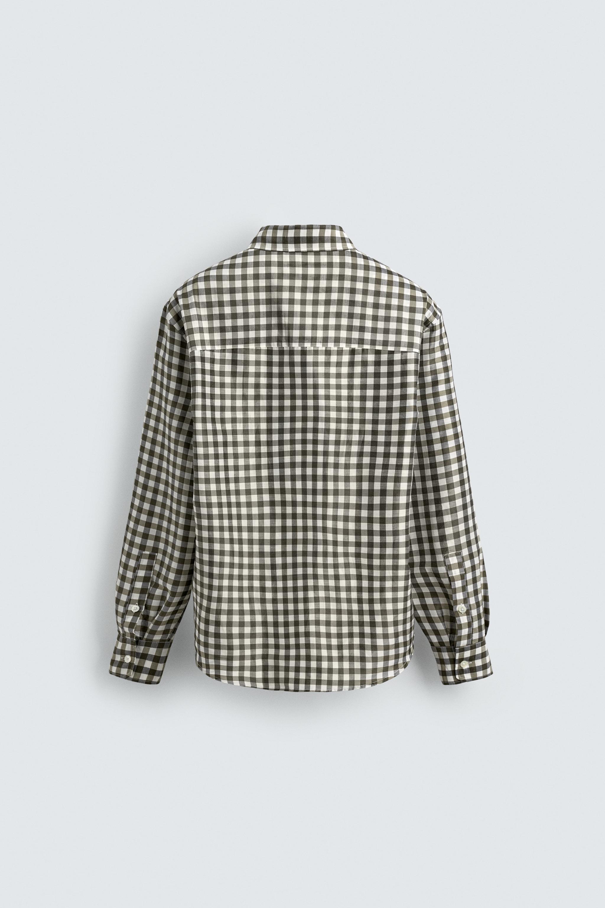 RAMIE - SILK PLAID SHIRT