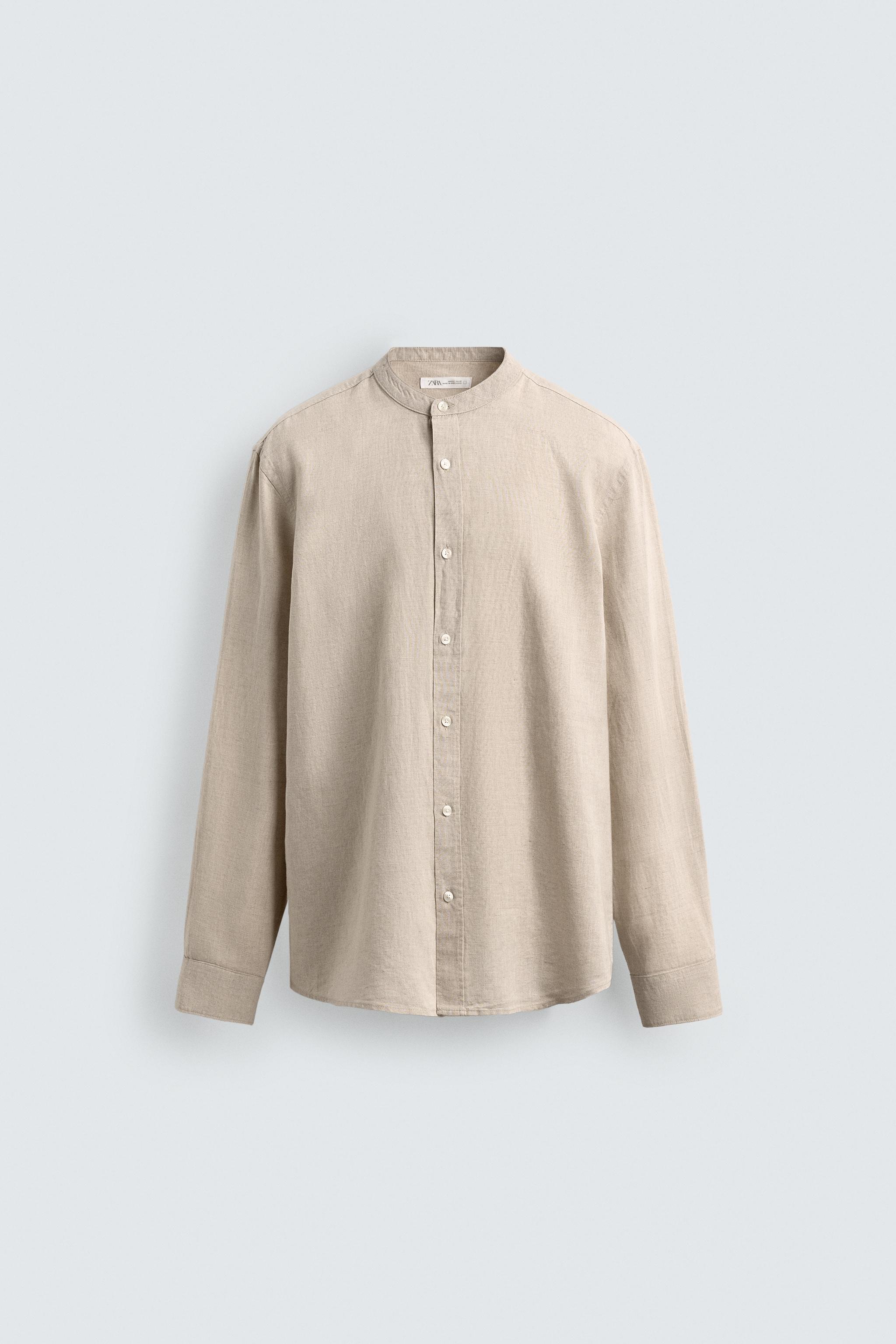 CHEMISE RELAXED FIT LIN - COTON