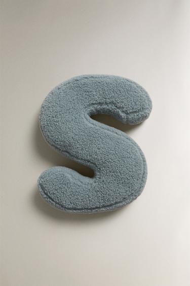 CUSCINO BAMBINI LETTERA S - Blu di Zara - Immagine 0