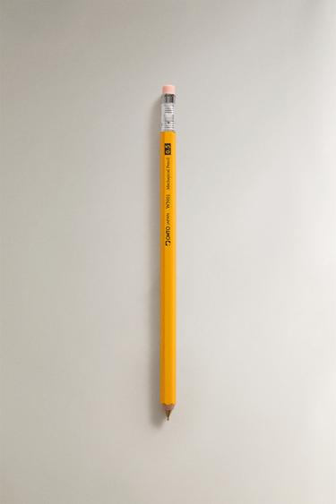 OHTO WOOD AND BRASS PENCIL HOLDER - Yellow by Zara - Image 0