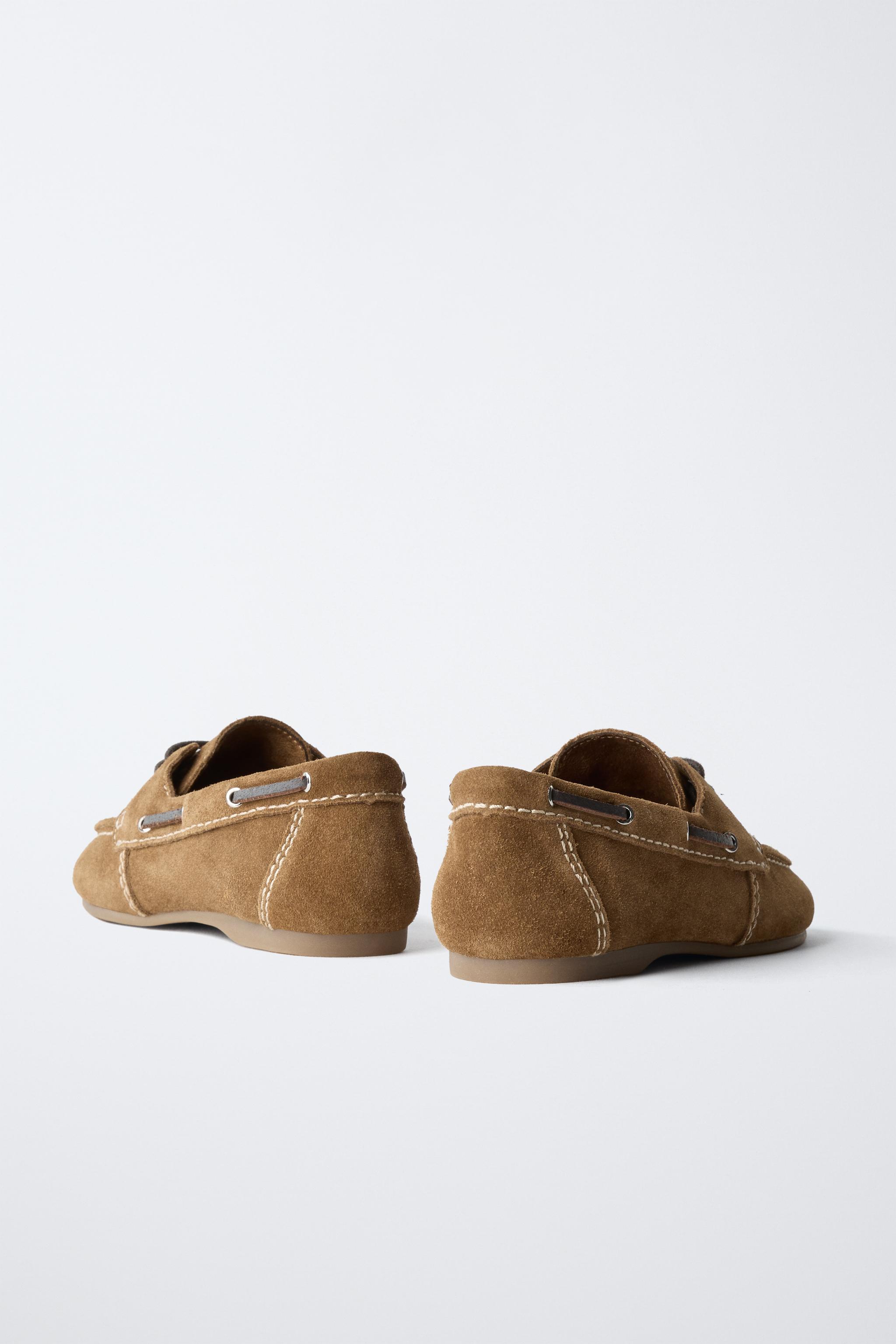 LEATHER DECK SHOES