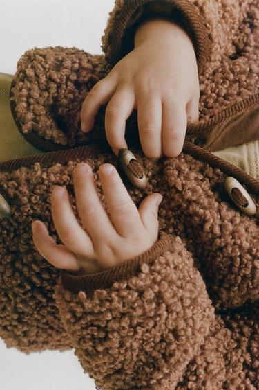 CAZADORA LA SINTÉTICA DE RIZO ALAMARES - Marrón de Zara