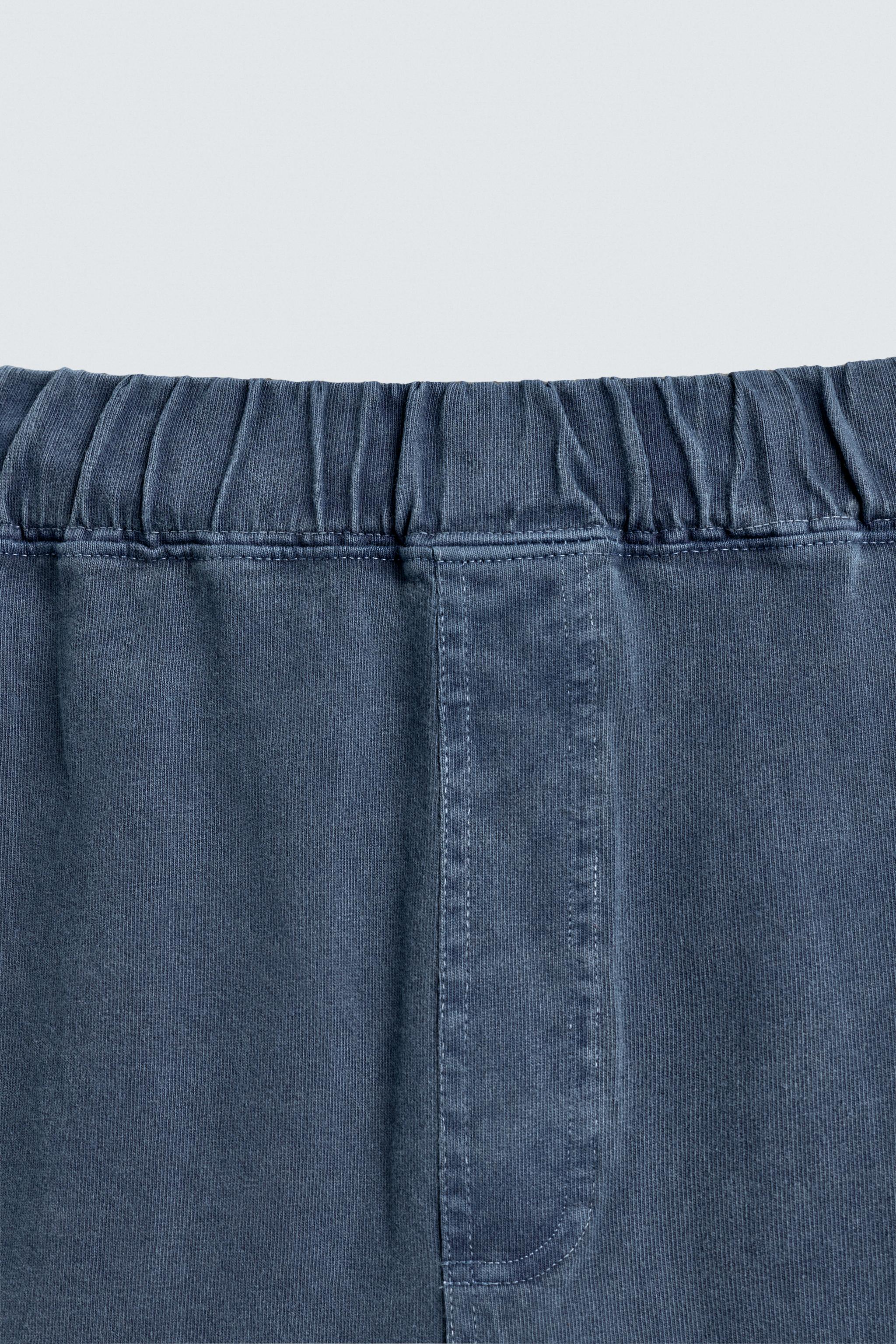BERMUDA JOGGING EFFET DÉLAVÉ