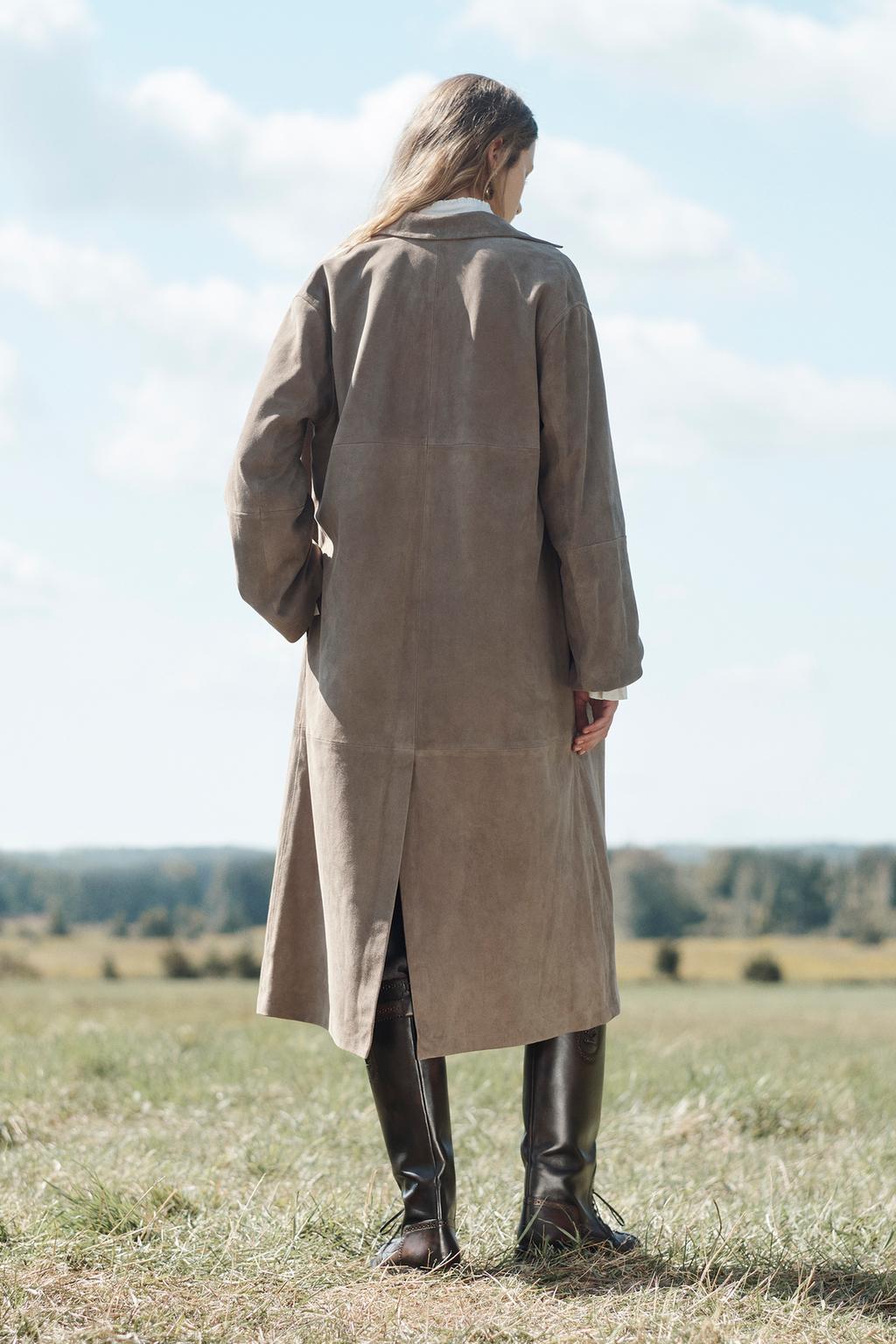 100% SUEDE LEATHER COAT LIMITED EDITION - image 2