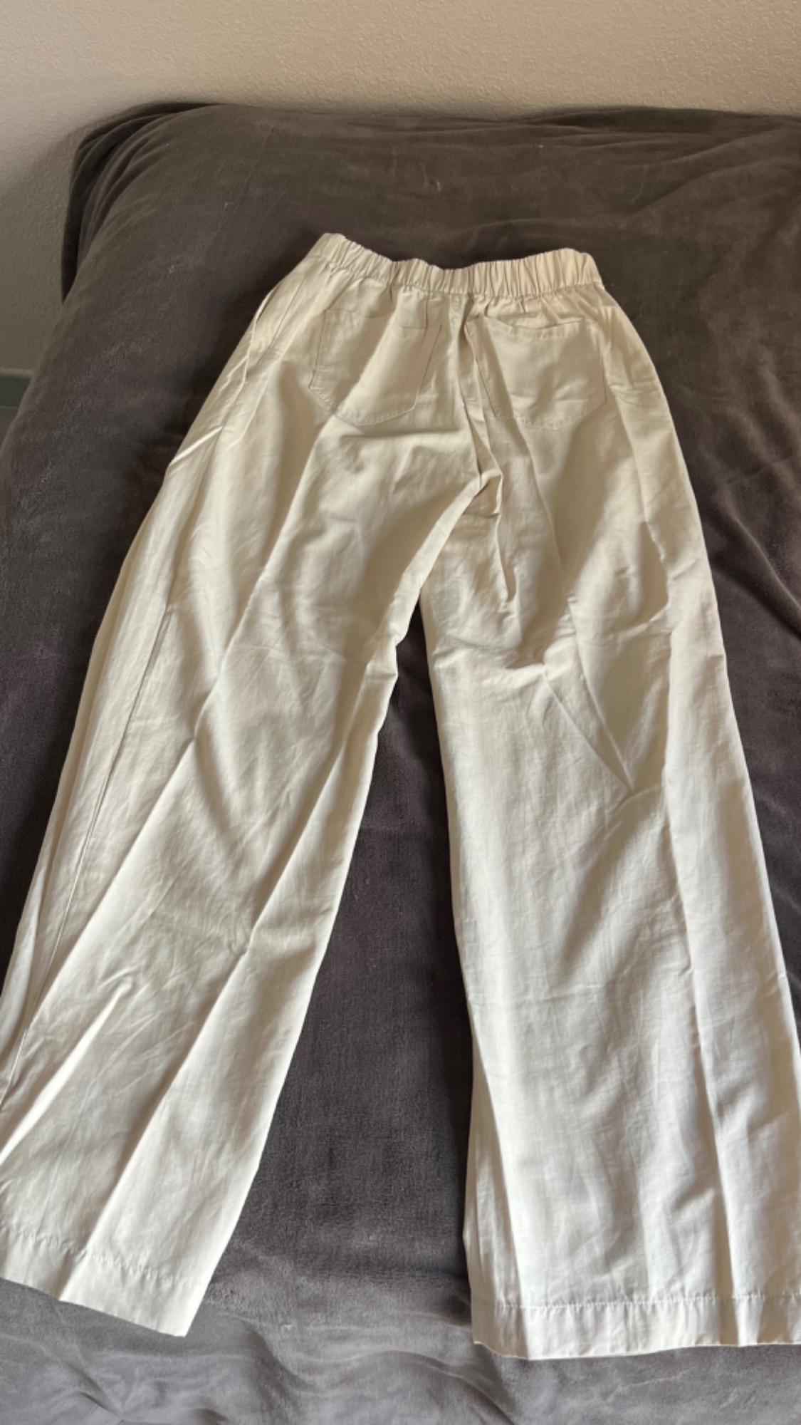 PANTALON À PINCE BEIGE - Image 3