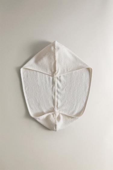 SERVIETTE TÊTE MÉLANGE SOIE - Ivoire de Zara
