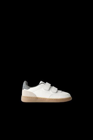 BAMBA TIRAS PIEL - Blanco de Zara - Imagen 0