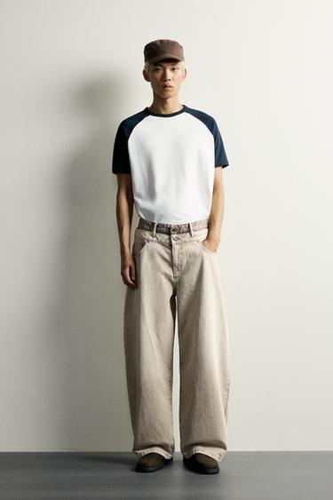 BALLOON-FIT-HOSE MIT LAGEN-BUND - Bunt von Zara - Bild 0
