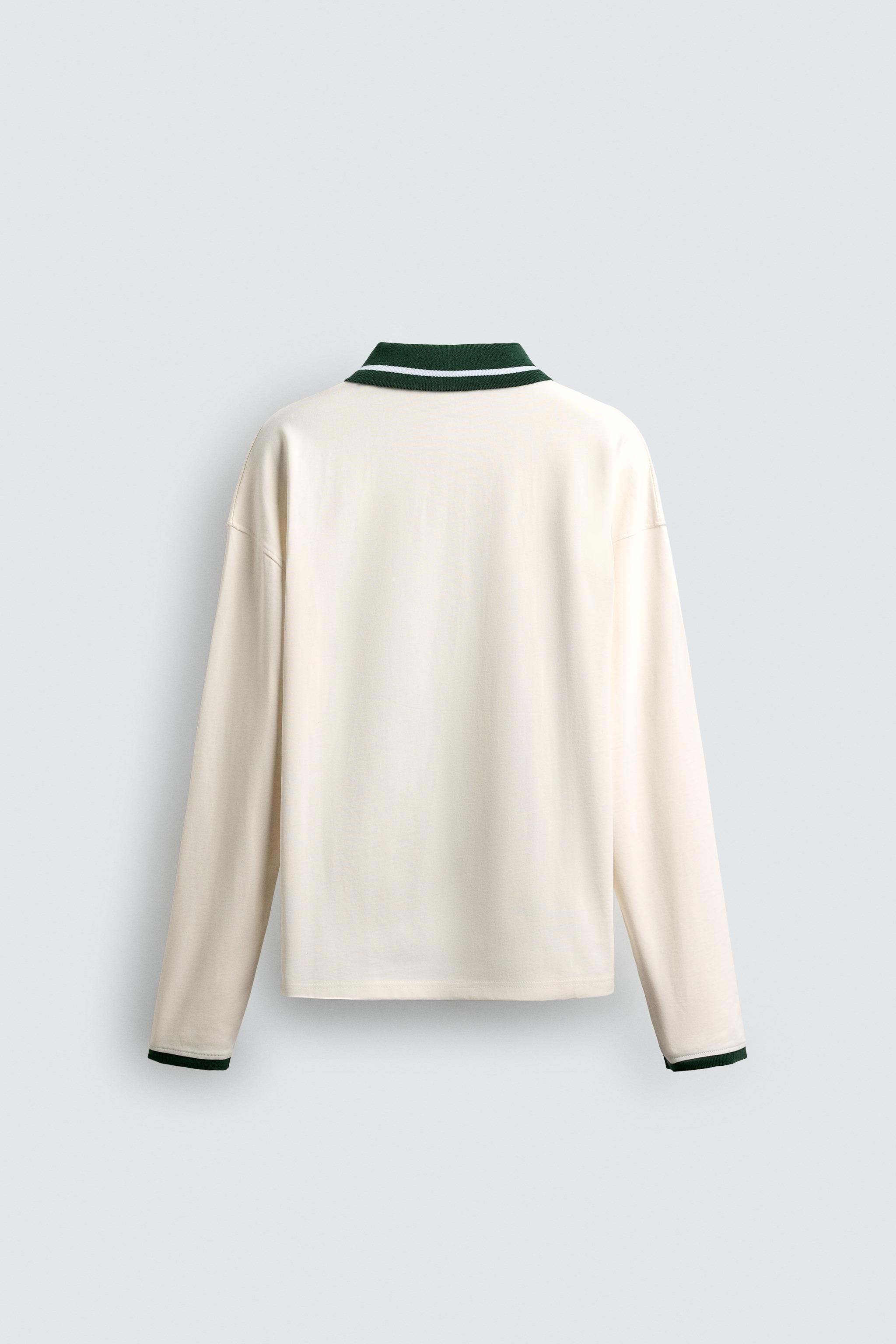 POLO JACQUARD BRODÉ FOOTBALL RÉTRO