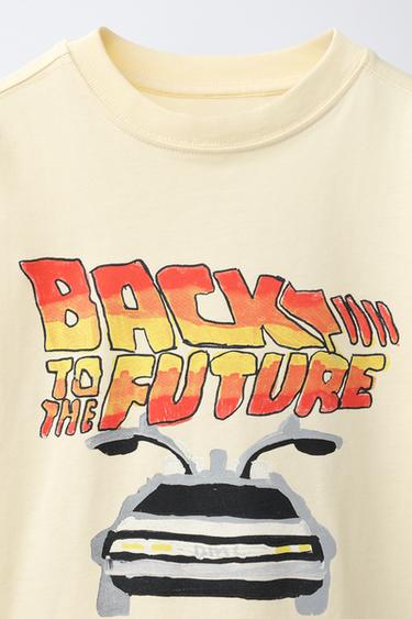 T-SHIRT ILLUSTRATION BACK TO THE FUTURE© X DYLAN´S T-SHIRT CLUB X ZARA - Jaune de Zara - Image 2