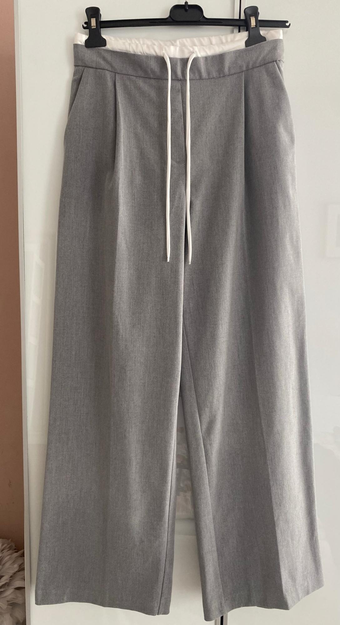 WIDE-LEG TROUSERS WITH DOUBLE WAISTBAND - Image 2