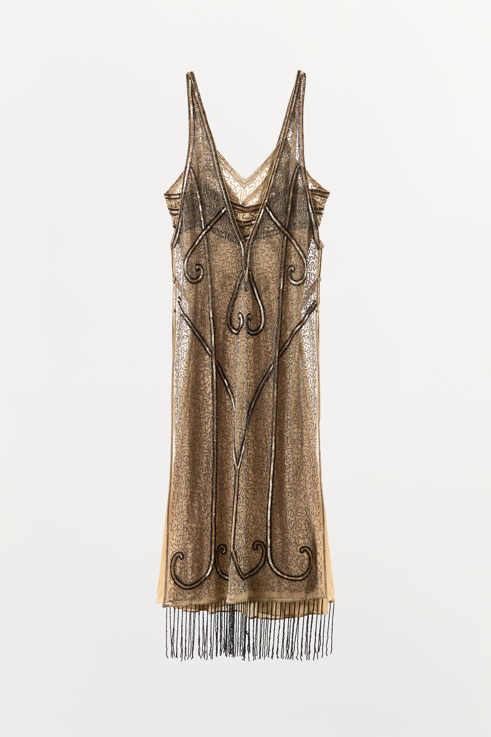 LIMITED EDITION BEADED MIDI DRESS