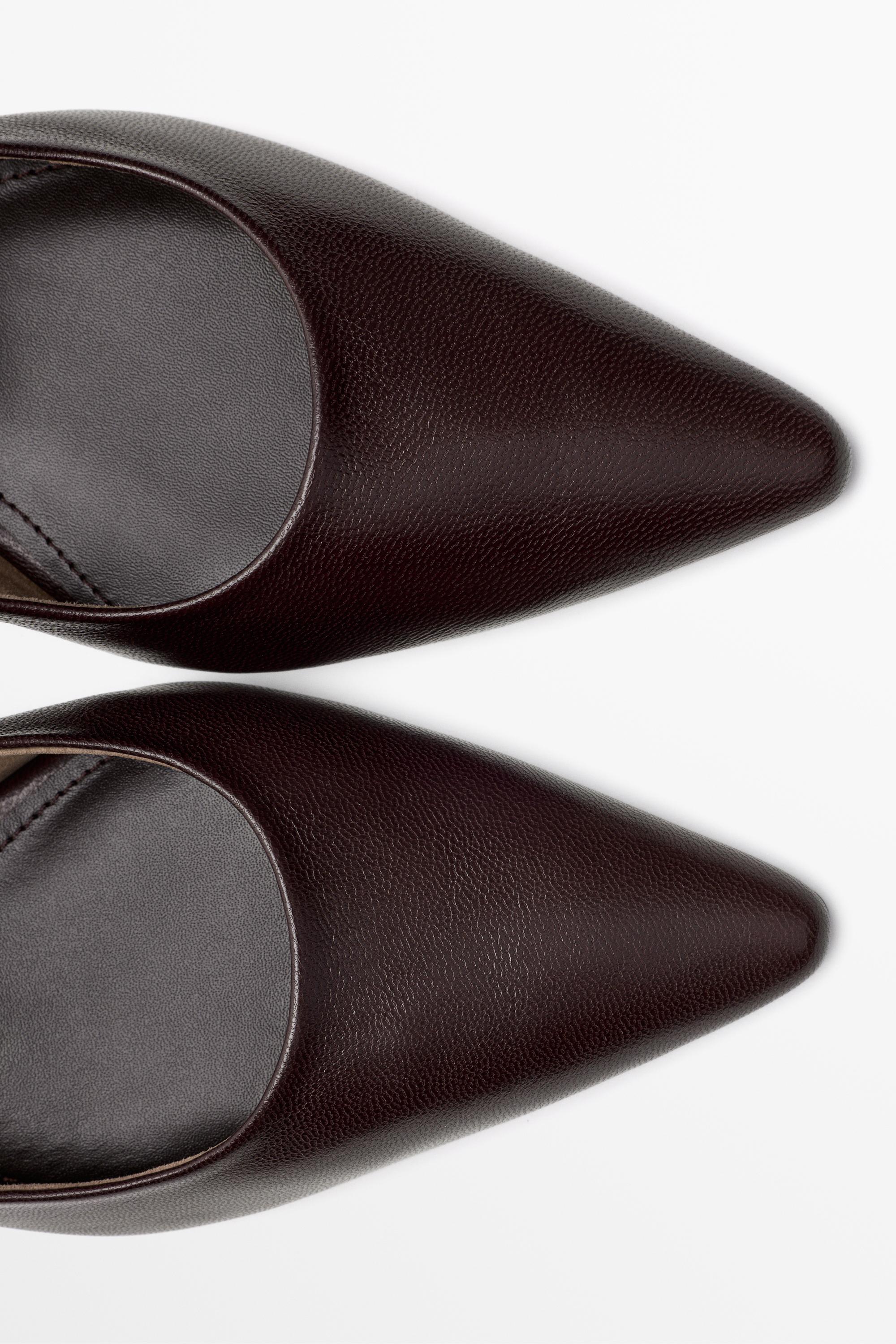 Chaussure à talon ouvert