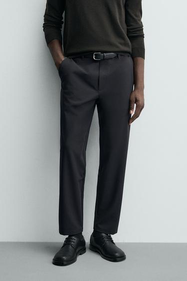 БРЮКИ REGULAR FIT КОМФОРТНОЙ ПОСАДКИ — МОРСКОЙ СИНИЙ от Zara