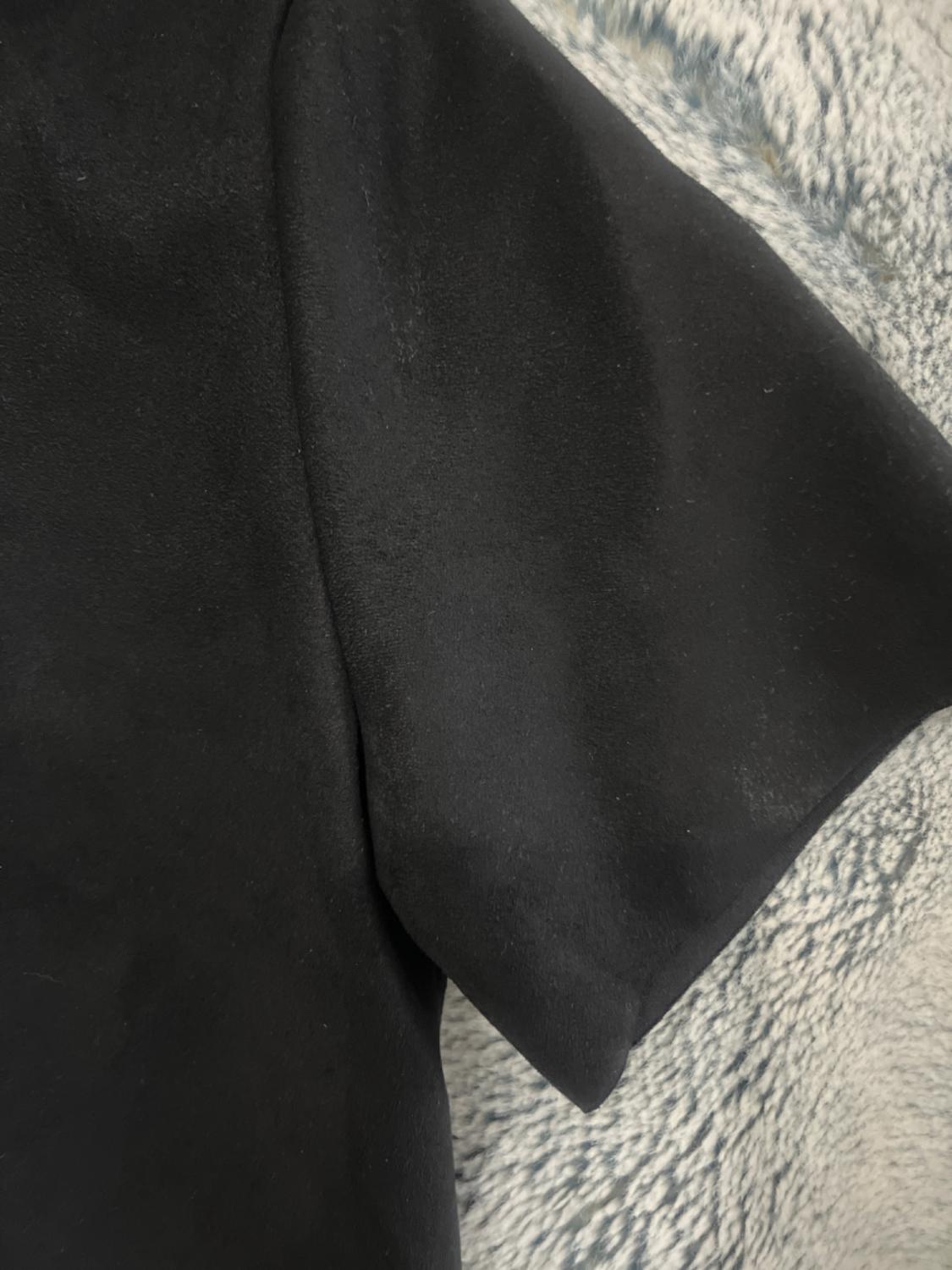 DRESS WITH CONTRAST FAUX LEATHER - Image 3