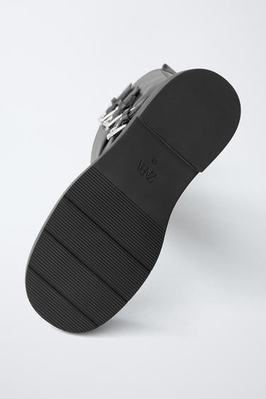 BOTTES HAUTES BIKER - Noir de Zara - Image 6