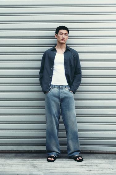 BAGGY FIT JEANS - Blue / Indigo by Zara