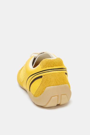 CONTRAST RUNNING TRAINERS - Yellow by Zara - Image 6
