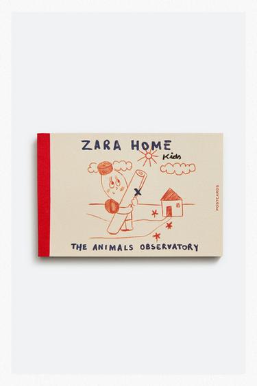 POSTCARD NOTITIEBOEK LIMONCELLA X THE ANIMALS OBSERVATORY - Multicolour van Zara