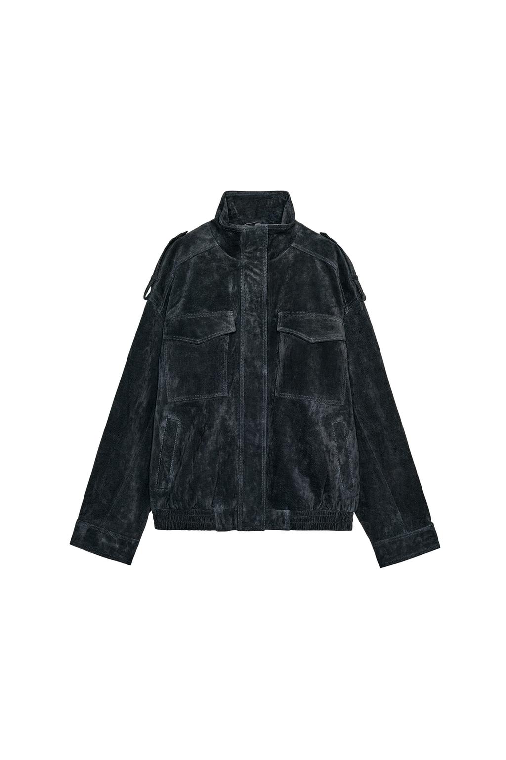 100% SUEDE LEATHER POCKET JACKET - image 3