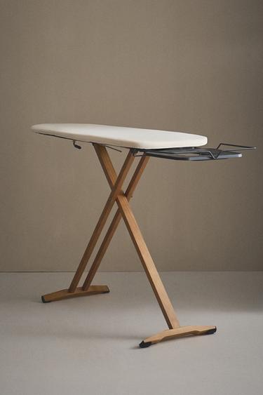 WOOD AND METAL IRONING BOARD - Ecru by Zara