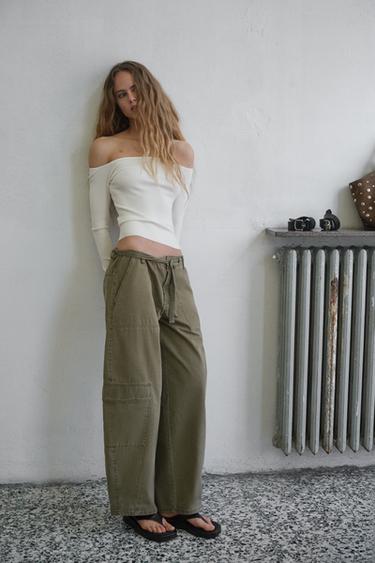 Pantalon Marron ZARA - Taille 36, Style Chino - Occasion Très Bon état