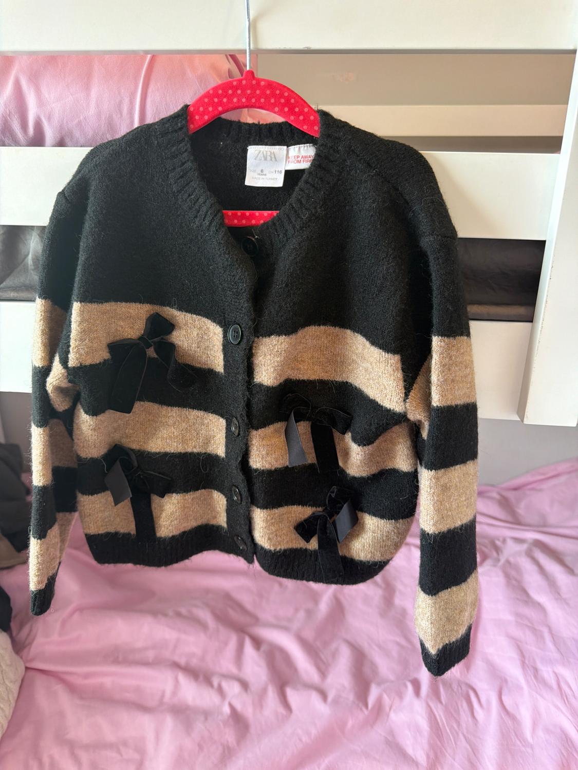 STRIPED KNIT CARDIGAN - Image 4