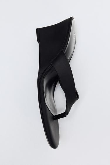 WEDGE SANDALS - Black by Zara
