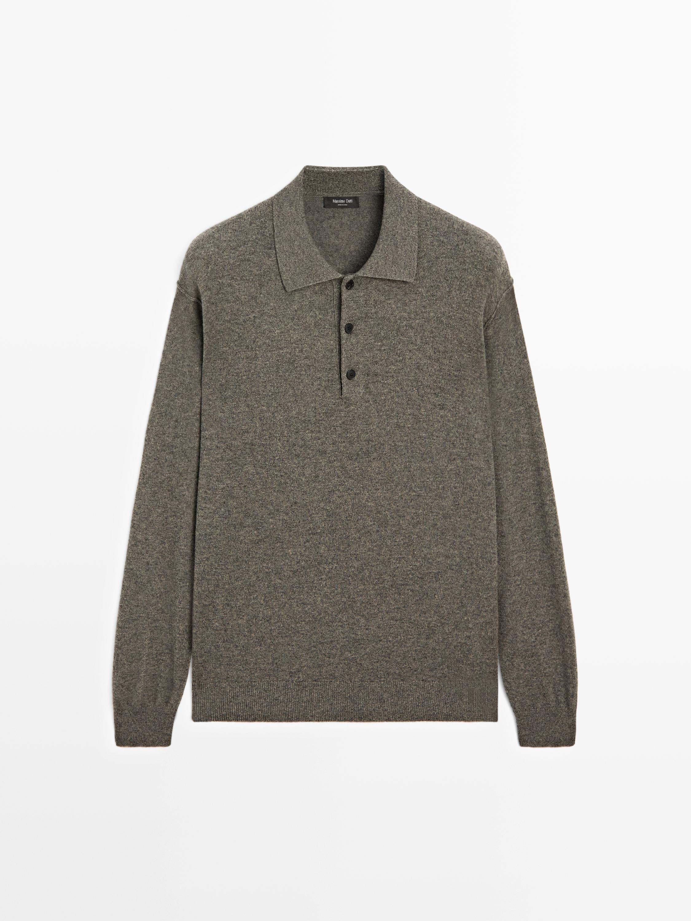 Yak wool blend knit sweater