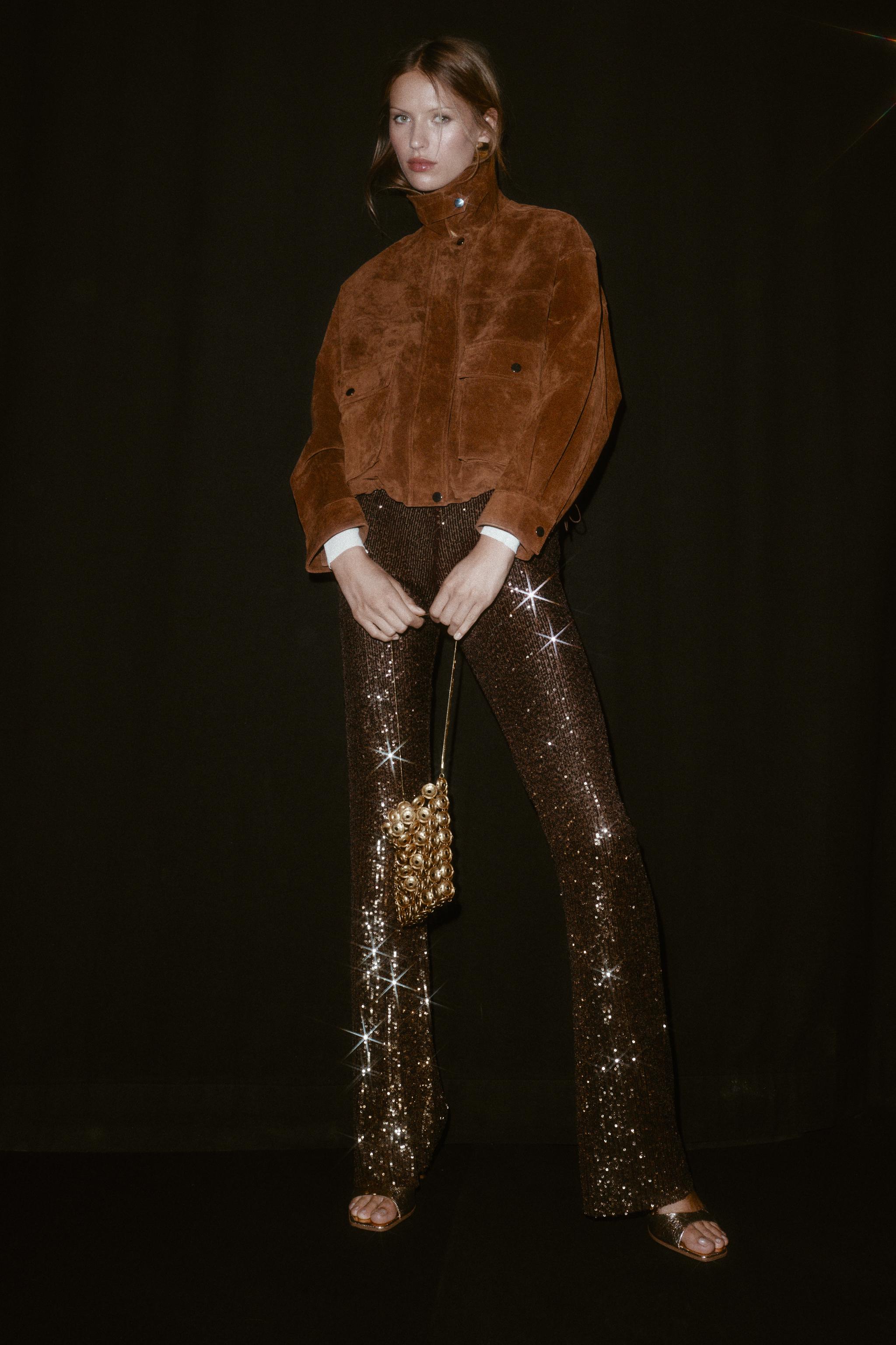 100% LEATHER BOMBER JACKET