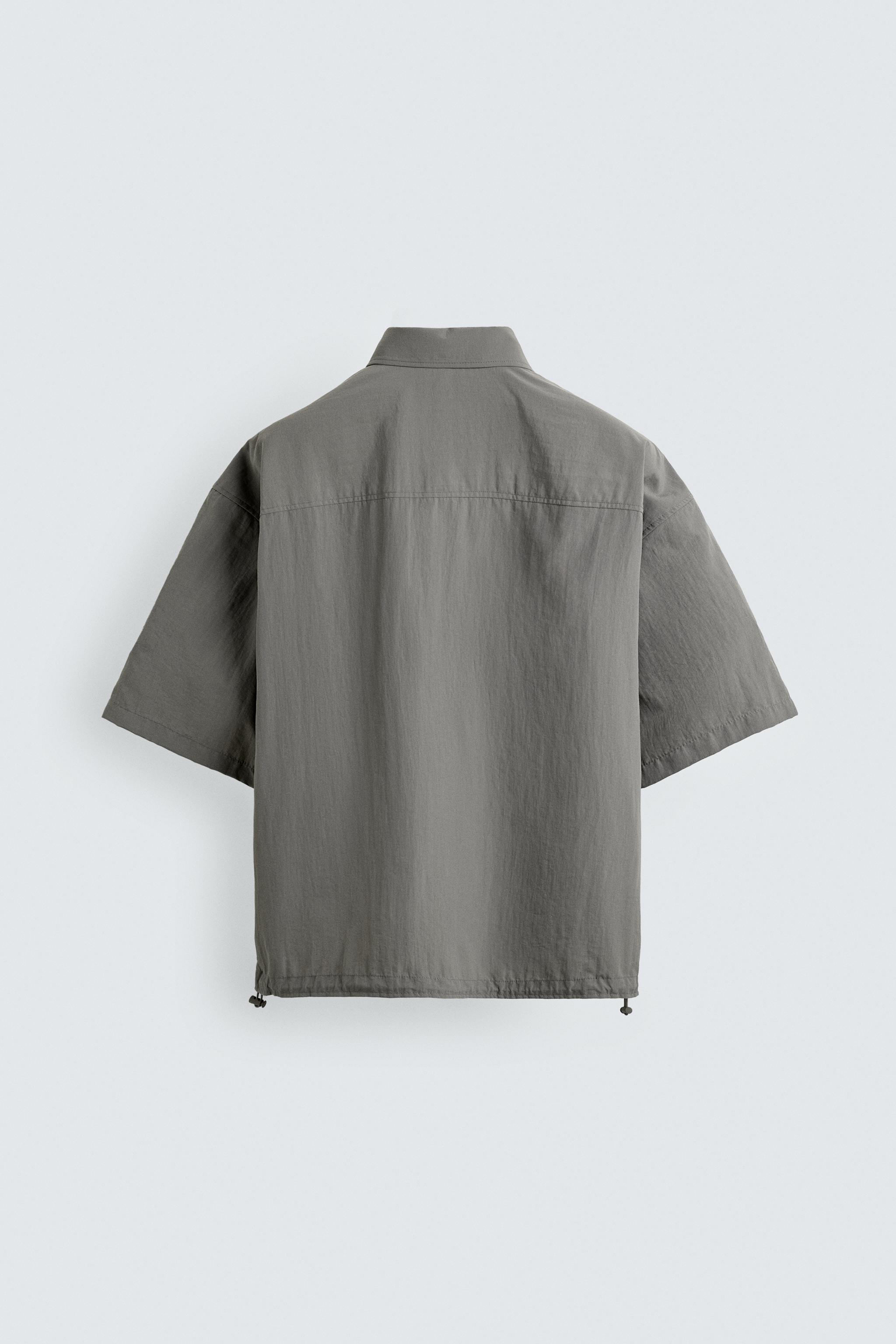 テクニカルリラックスフィットシャツ - エクリュ | ZARA Japan / 日本