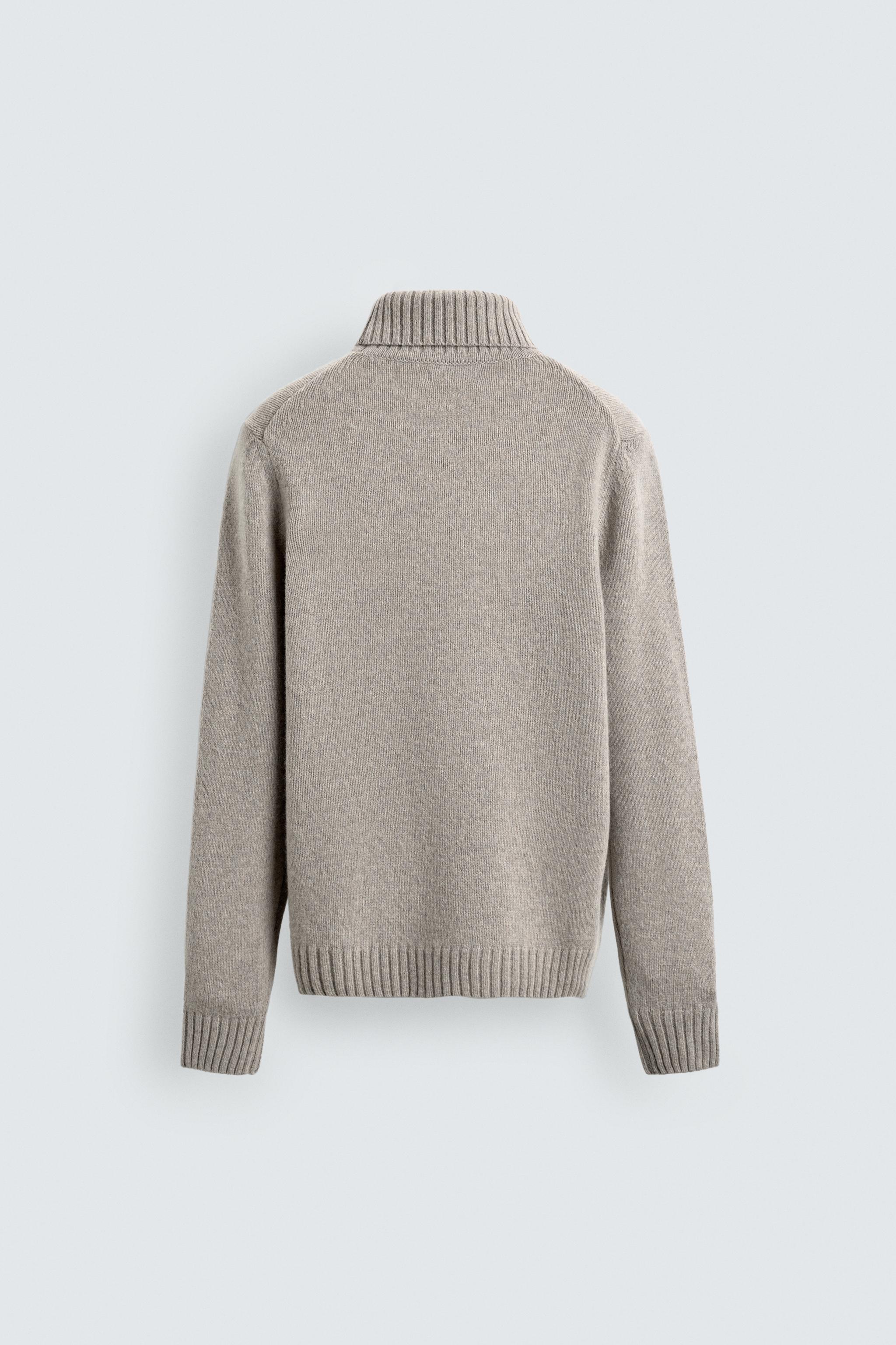 WOOL BLEND HIGH NECK JUMPER