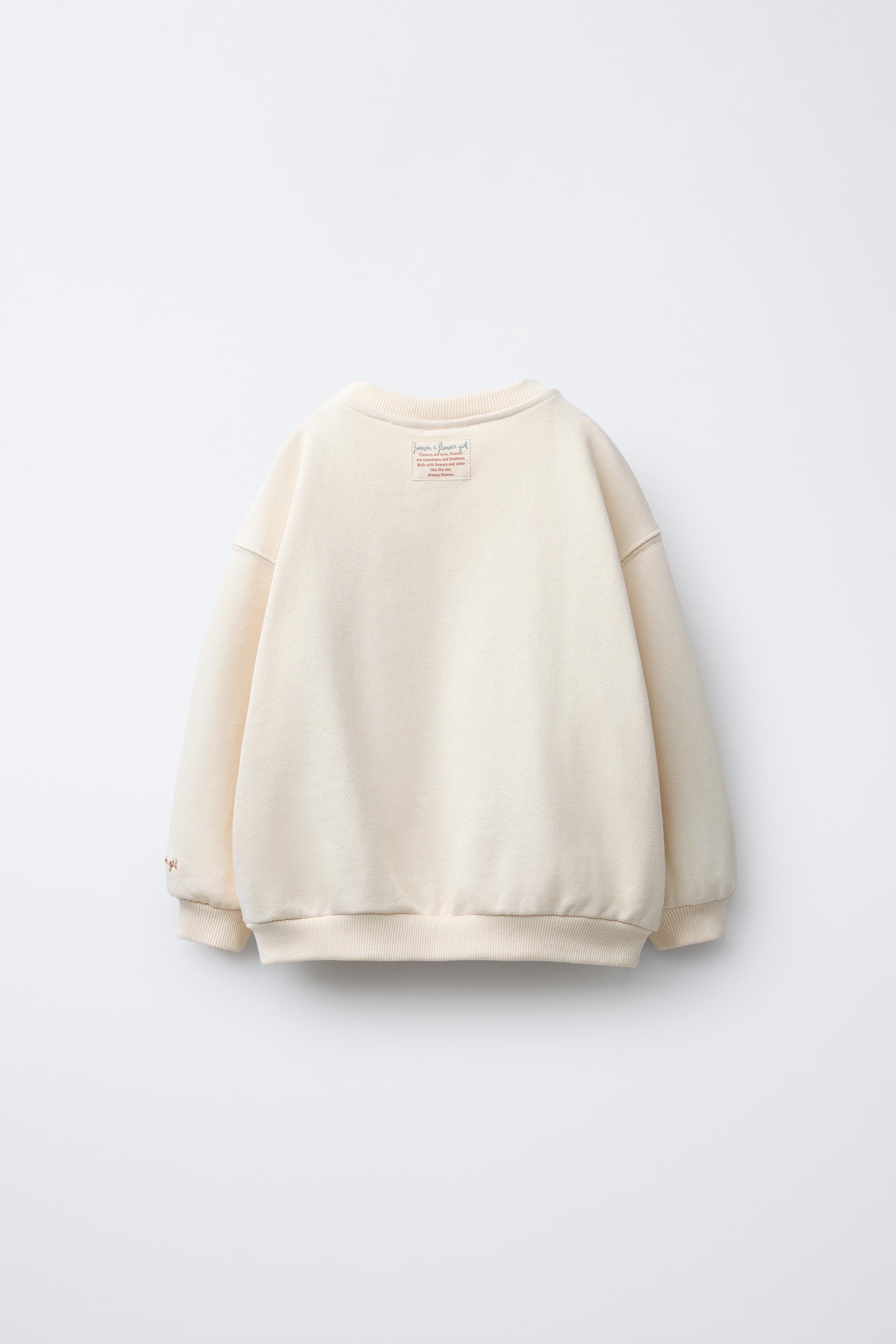 HEART POCKET SWEATSHIRT - Ecru | ZARA United States