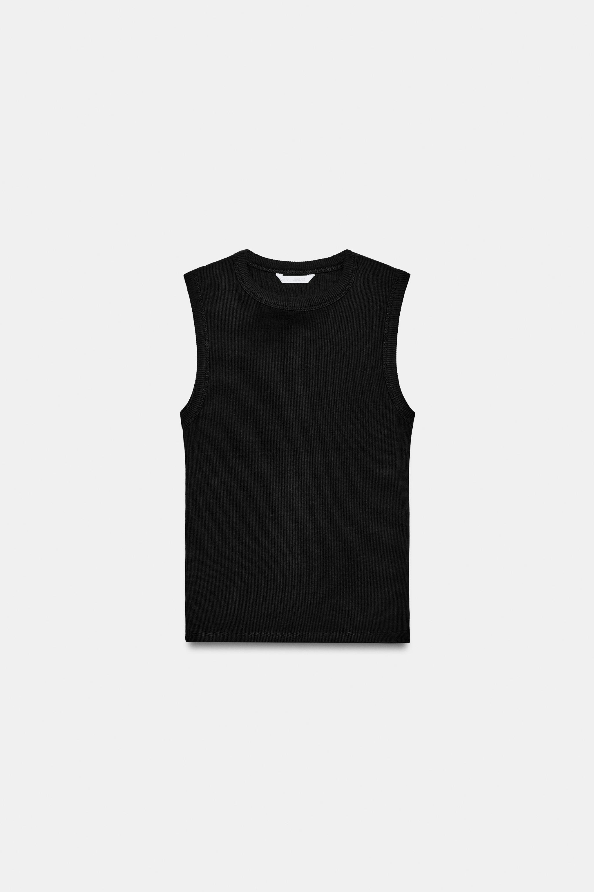 RIBBED TANK TOP