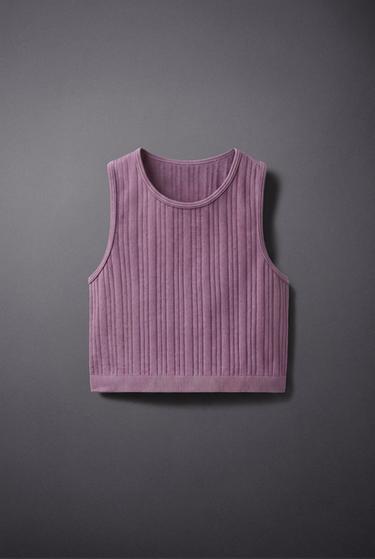 SEAMLESS GYM TOP - Pale pink by Zara