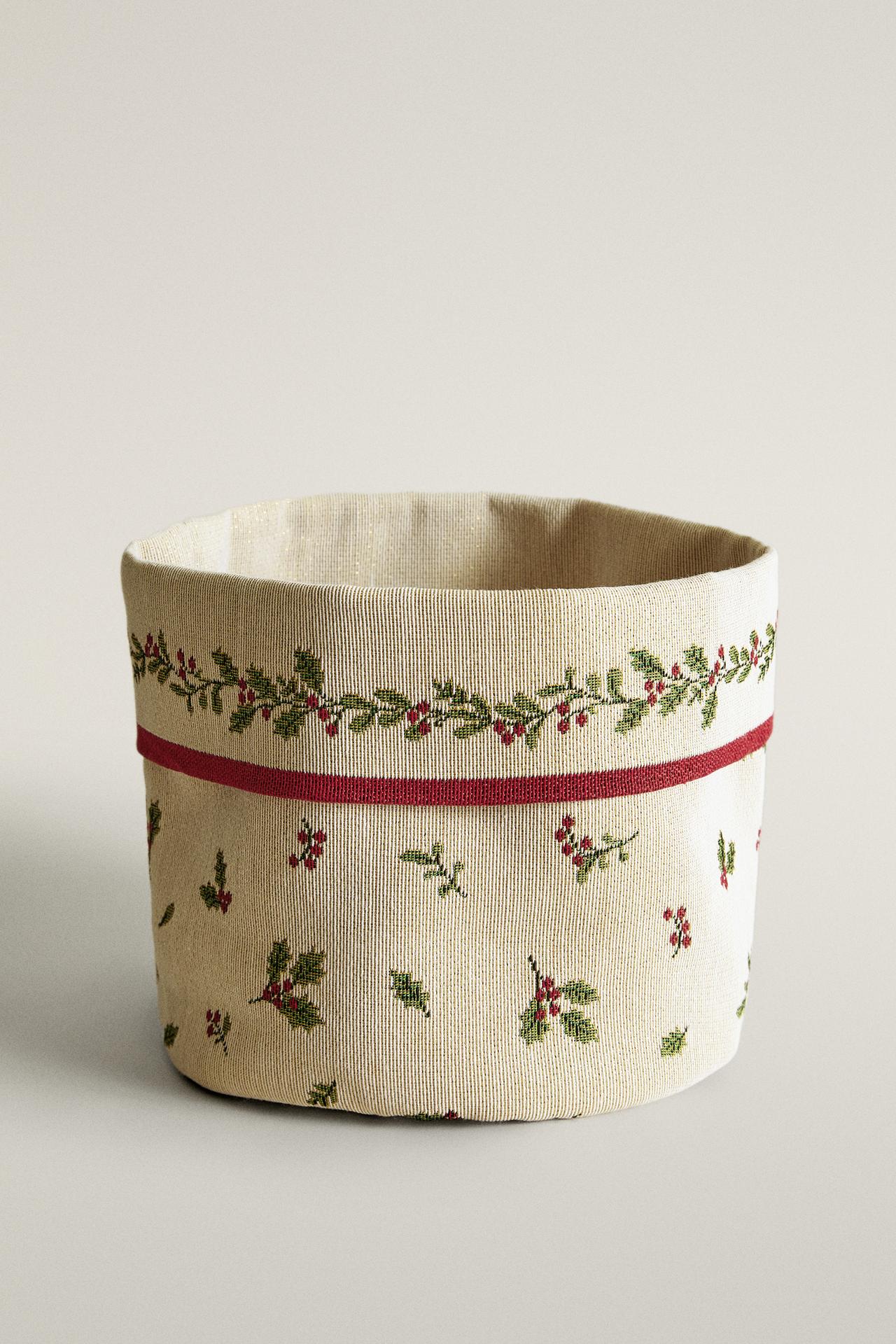 CHRISTMAS ACENO JACQUARD BREAD BASKET