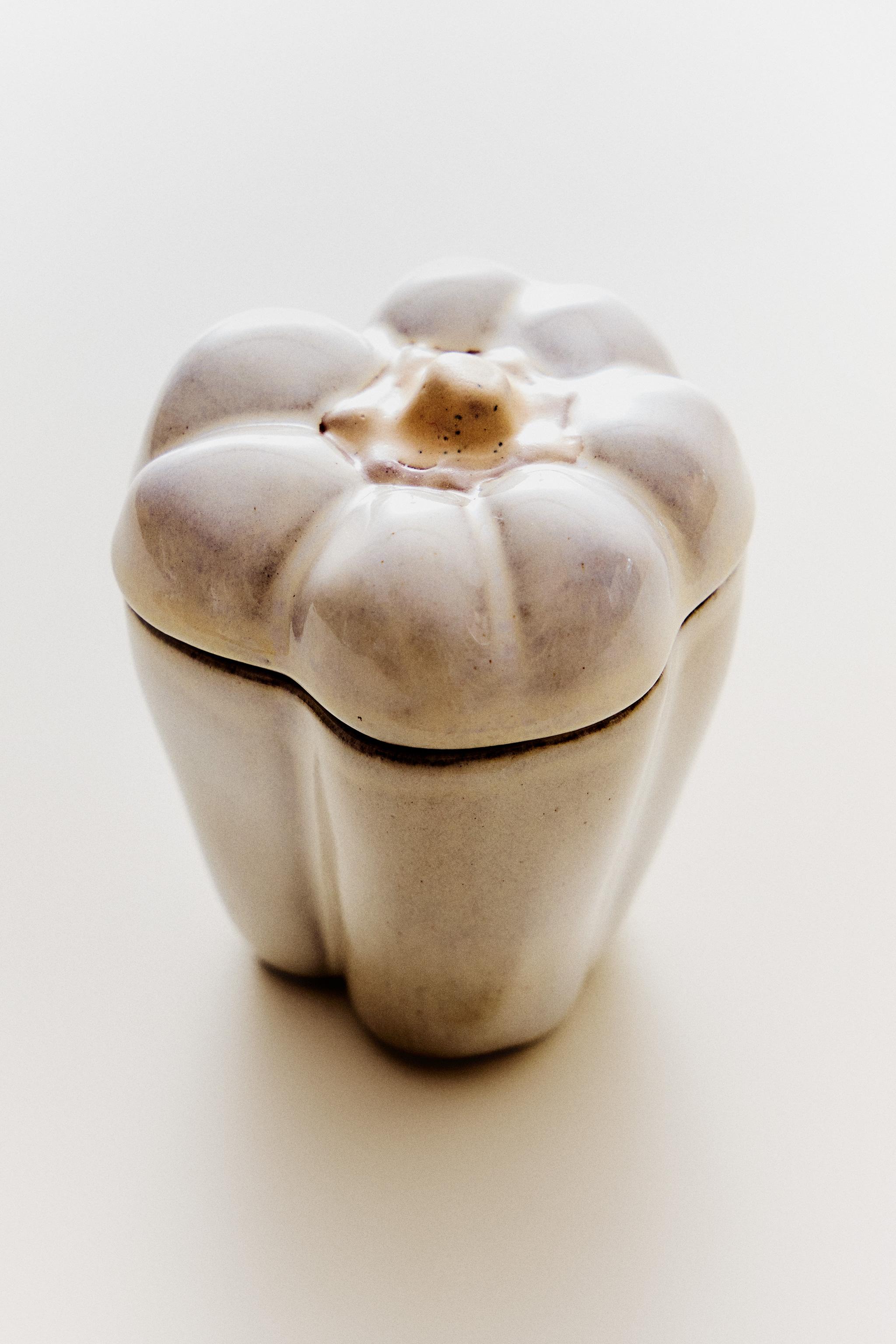 PEPPER EARTHENWARE STORAGE JAR