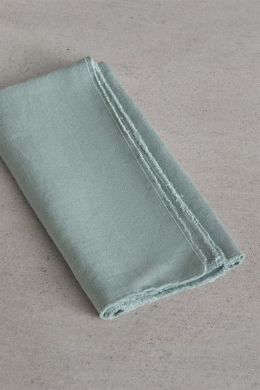 NAPKIN 01 - Albastru mediu de la Zara
