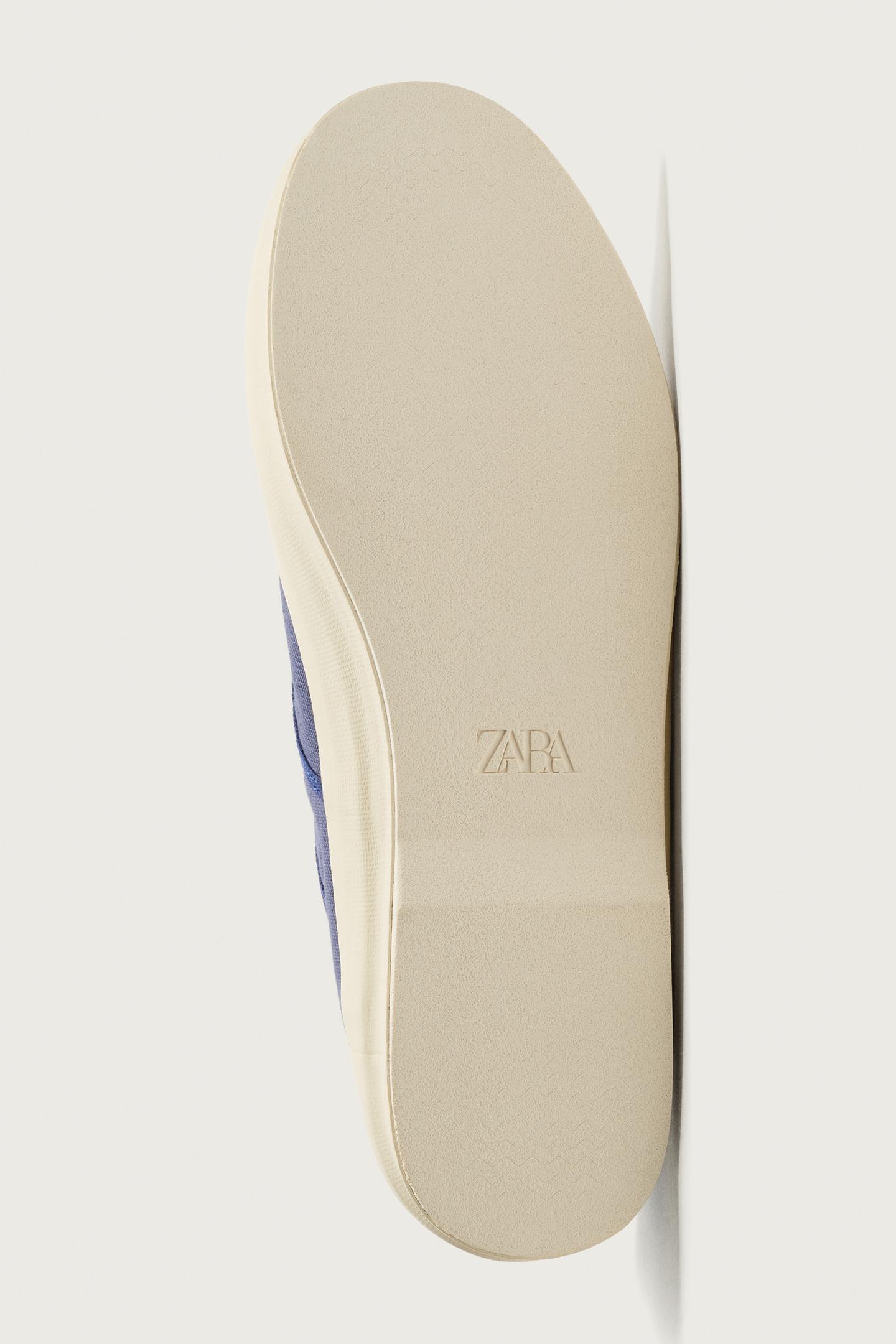 Мужские кроссовки Zara Fruit OF the Loom™ Fabric, цвет: Синий — фото 8