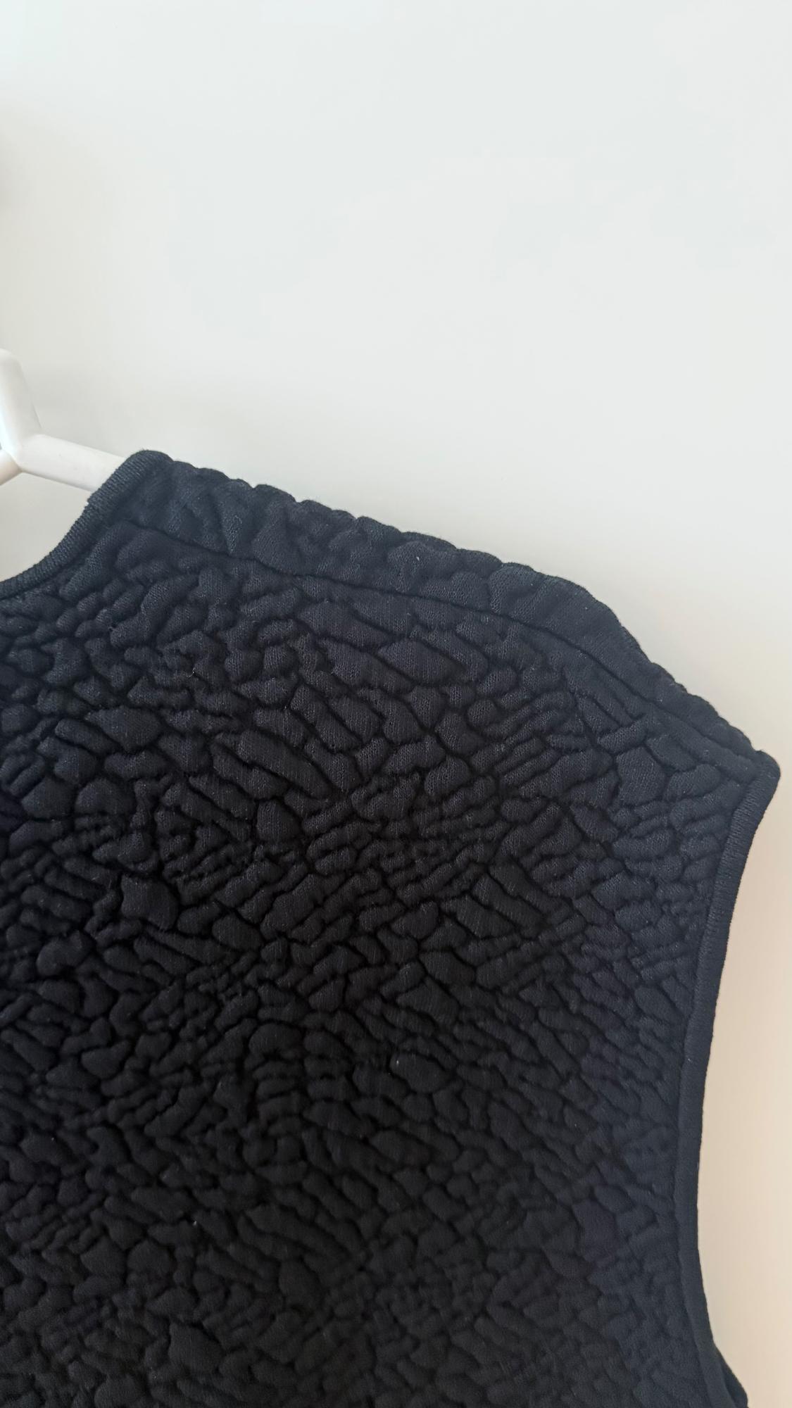 OVERSIZE JACQUARD KNIT VEST - Image 5