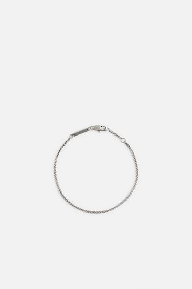 BRACELET WITH METAL LINKS - Silver by Zara - Image 0