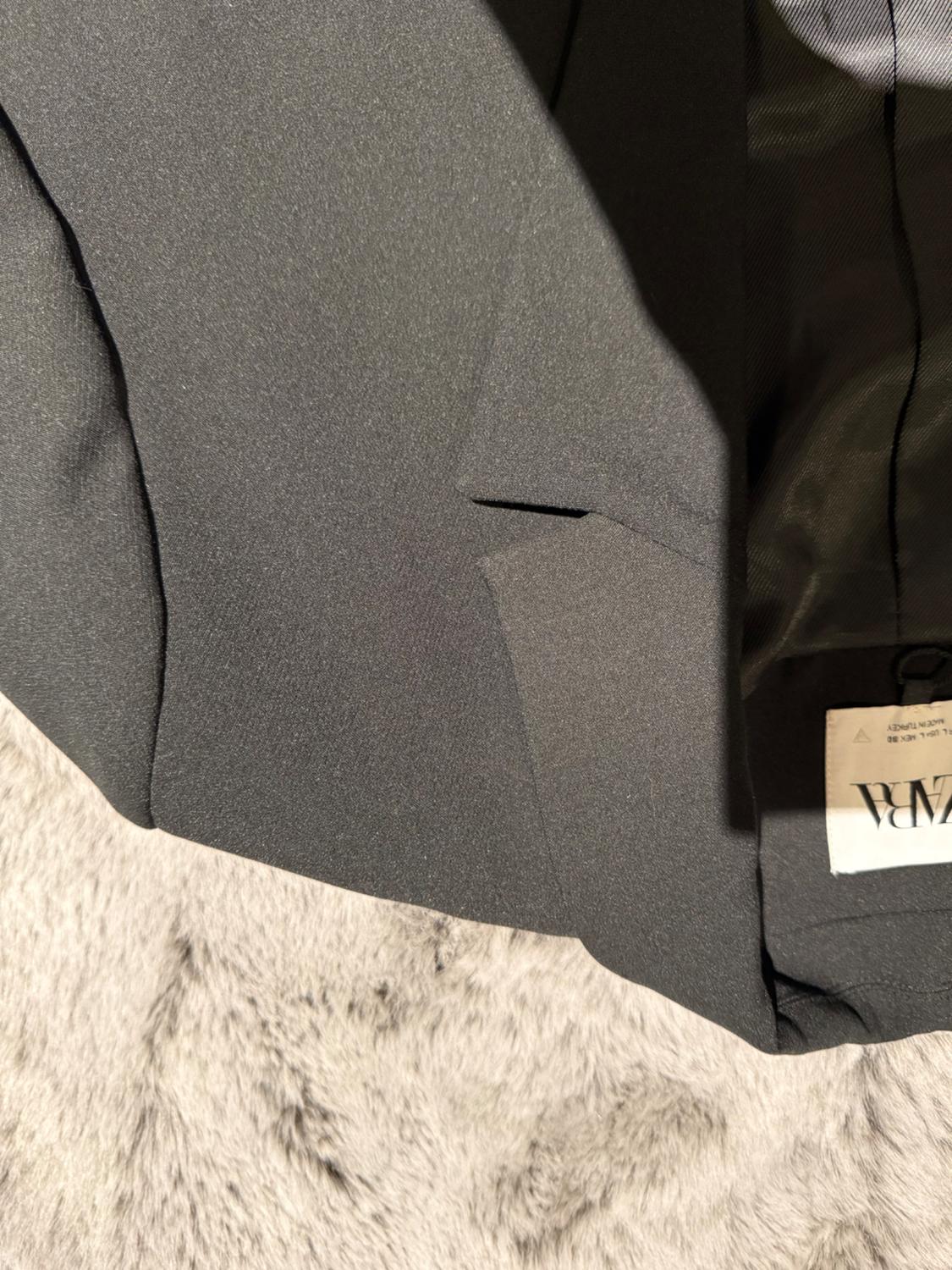 TIED CROPPED BLAZER - Image 6