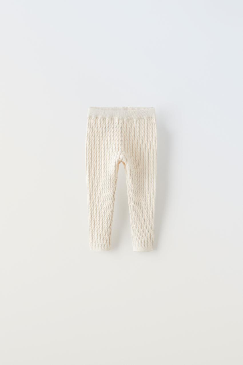 Latte Kisses High Waist Cable Knit Legging In Ivory • Impressions