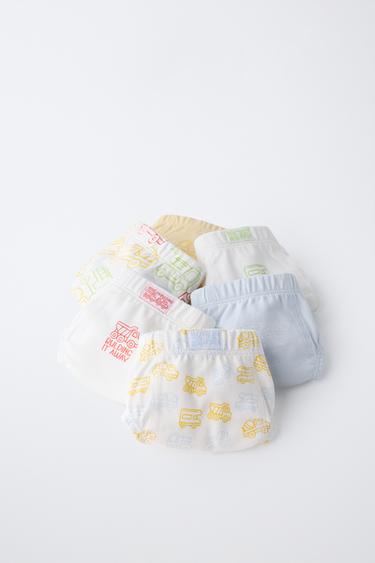 1 1/2-6 ANS/ LOT DE SIX SLIPS VÉHICULES - Multicolore de Zara - Image 5