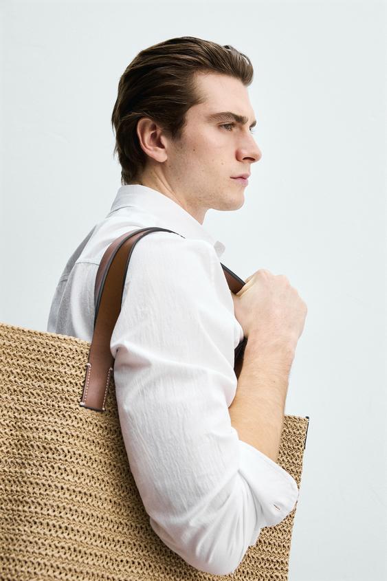 WOVEN SHOPPER BAG from Zara - $49.90