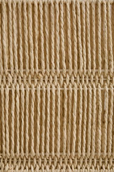 CORBEILLE PAPIER TRESSÉ - Écru de Zara - Image 4