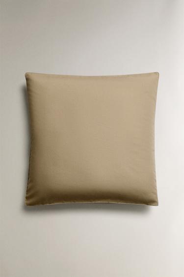 PERCALE PILLOWCASE (300 THREAD COUNT) - Dark beige by Zara - Image 1
