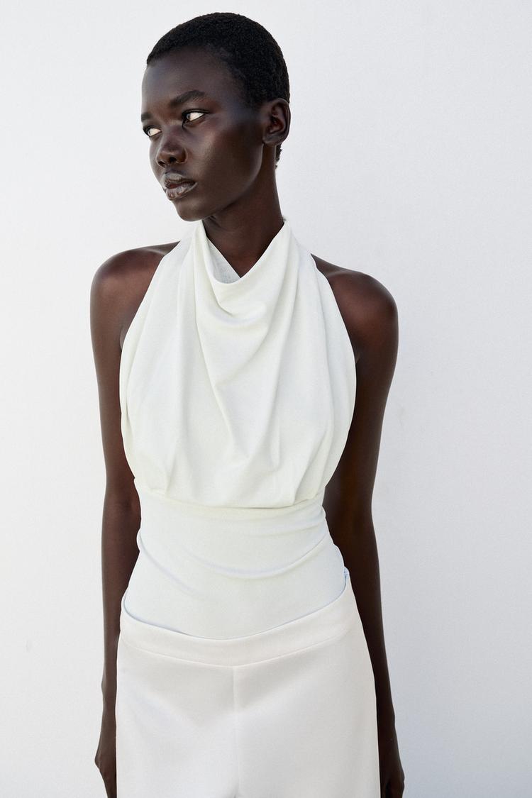 FLOWING DRAPED TOP