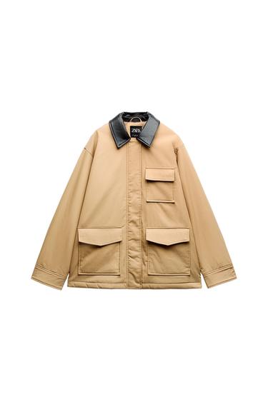 CHAQUETA ACOLCHADA COMBINADA