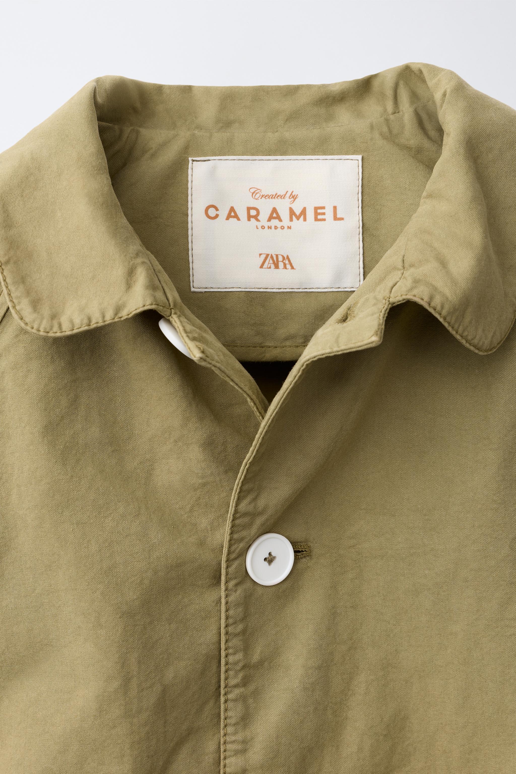 Детские куртки Zara SHORT TRENCH COAT CREATED BY CARAMEL LONDON X — фото 4